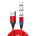 Magnetic Nylon USB Fast Charge Cable - 1M