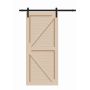 K Brace Pine Barn Door- Interior Barn Sliding Door Including Mechanism - 920MM L X 2100MMM H X 36MM W