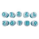 10 Piece Push Easy MINI Number Cookie Cutter