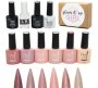 High Quality Uv Glam Gel Nail Polish Top Base Matte Coat & Bond-it Set - Winterfall Pack Of 10