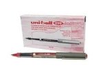 UB-157 Red 0.7MM Fine Rollerball Pen With Cap And Grip Box Of 12 41-0193-03