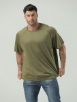 Plus Size Men's Breathable Quick Dry T-Shirt For Sports Men's Clothing