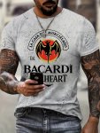 Men's Bat Graphic T-Shirt Comfy 3D Print Slightly Stretch Crew Neck Short Sleeves Tee Top For Summer Outdoor Men's Clothing Fath