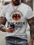 Men's Bat Graphic T-shirt Comfy 3D Print Slightly Stretch Crew Neck Short Sleeves Tee Top For Summer Outdoor Men's Clothing Fathers Day Gifts 2023 For Halloween