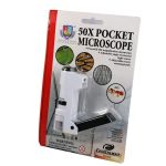 50X Pocket Handheld Microscope For Kids