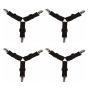 4 Piece Adjustable Triangle Bed Sheet Grabbers SL29394