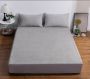 Grey Velvet 3 Piece Bed Sheet Set