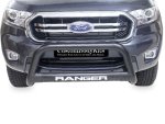 Ford Ranger 2016 – 2022 Nudge Bar 409 Stainless Steel PC Black Asb