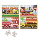 Melissa Vehicles Puzzles In A Box