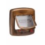 Staywell Magnetic 4 Way Locking Deluxe Cat Flap - Woodgrain Brown