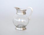 Med. Round Jug Pewter Glass 16X13CM