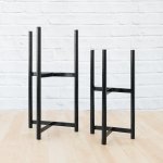 Metal Pot Stand - 3 Legs - Medium 40CM X 21CM X 17CM
