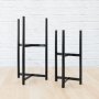 Metal Pot Stand - 3 Legs - Medium 40CM X 21CM X 17CM