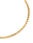 Mens Waterproof Gold Plated Stainless Steel Stretch Link Chain Bracelet