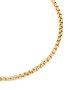 Mens Waterproof Gold Plated Stainless Steel Large Smooth Box Chain Necklace