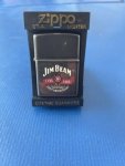 Zippo 1995 Limited Edition "jim Beam 200TH Anniversary" Midnight Chrome Lighter - Collectors Item