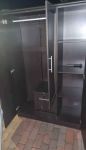Brown 3 Door Wardrobe