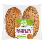 Pnp Live Well High Fibre Multi Seeded Rolls 2 Pack