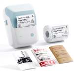 NB806 - Niimbot - B1_PRO - 300DPI - Portable Thermal Label Printer Incl Free Label Roll 50X30MM Sky Blue