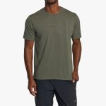 RVCA Mens Small Short Sleeves T-Shirt Olive - Olive 2XL