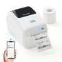 NB606 - NIIMBOT - K3_W - THERMAL BUSINESS BLUETOOTH & WIFI LABEL PRINTER - INCL 50X30MM LABEL ROLL WITH 900 LABELS IVORY WHITE