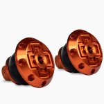 Muc-Off Disco Bar End Plugs - Orange