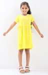 Girls Polka Dot Dress - Yellow - Yellow / 2-3 Years