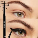 Eyeliner Pen And Eyeshadow Duo Waterproof & Smudge-proof Eye Makeup Pink 21 Winged Liner And Natural Tone Palettes Versatile Mix