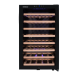 Snomaster Black 50 Bottle Single Zone Wine Cooler - SMWC-50