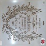118 Eau De Lavande – Parfumerie Au Principe De Fleurs Stencil
