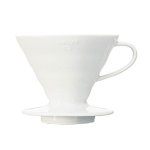 Hario V60 Pour-over Coffee Dripper White Ceramic - 02 1-4 Cups