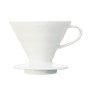 Hario V60 Pour-over Coffee Dripper White Ceramic - 02 1-4 Cups