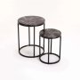 Vividitto - Musa Set Of 2 Side Tables - Black