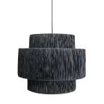 Samoa Rayon Pendant Light Black