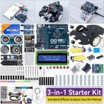 Arduino Sunfounder 3 In 1 Ultimate Starter Kit With Original Uno R4 Minima