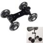 Debo First Generation Camera Truck / Floor Table Video Slider Track Dolly Car For Dslr Camera / Camcorders Black