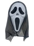 Scream Inspired With Veil Halloween Mask