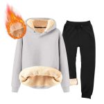 WENKOMG1 Sweatsuits For Men Big And Tall 2 Piece Classic Hoodie Sweatshirt Elastic Waist Outdoor Sweat Sets Mens Tracksuits Outf