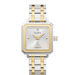 Eirini Square Quartz Watch Silver Dial