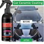 Nano Ceramic Coating Spray - Ultimate Car Paint Protection And Hydrophobic Glass Coating Water Repellent