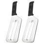 2-PACK Dual-blade Manual Cabbage Slicer & Shredder