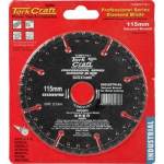 Tork Craft Diamond Blade SEG.115 X 22.23MM Vacuum Brazed For Metal Cutting