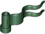 Parts Flag 4 X 1 Wave Right 4495B - Dark Green