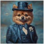 FSC2387 Printed Panel Pomeranian