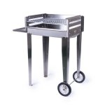 Tp 600 Mobile Braai 430 Stainless Steel TP11339 - 304 Stainless Steel 600 Mobile Braai TP11339-304