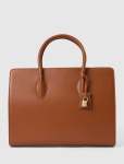 Louisa Large Lock Tote Bag - 0 Tan