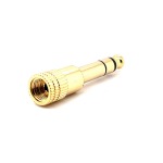 Cyberdyne CZK-1073 3.5MM Stereo Female To 6.35MM Stereo Male Adaptor Screw On Type