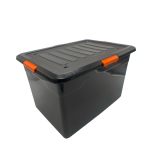 85L Storage Box With Secure Lid And Stackable Design 65 47 40 Cm