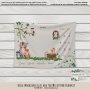 Milestone Blanket – Beige Woodlands Leaf And Tree Blanket