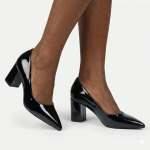 Madison Ladies Court- Black Patent - 8